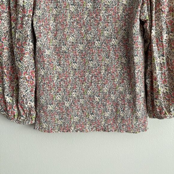 Nation LTD Abrielle Tee Superbloom Top Classic Boho Size Medium Pink Floral - Picture 10 of 12